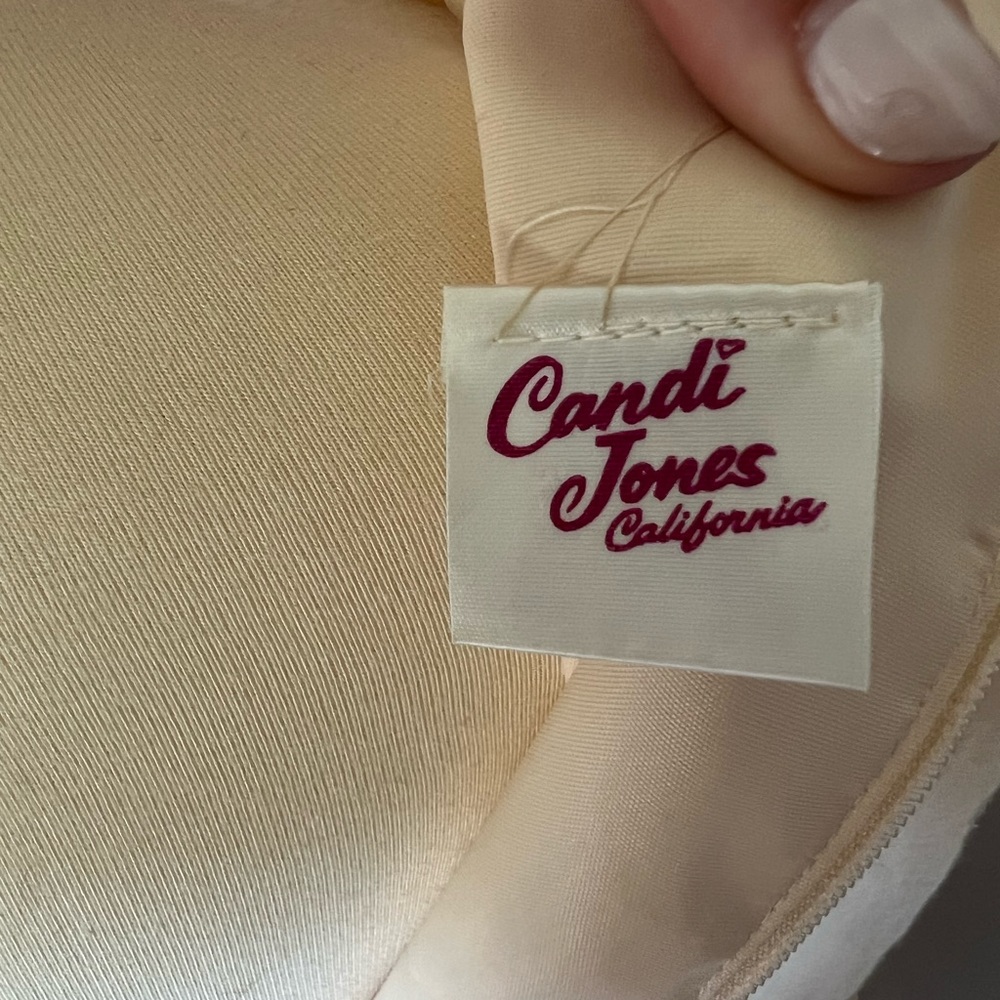 Vintage Candi Jones California Maxi Lace Boho Dress W… Gem